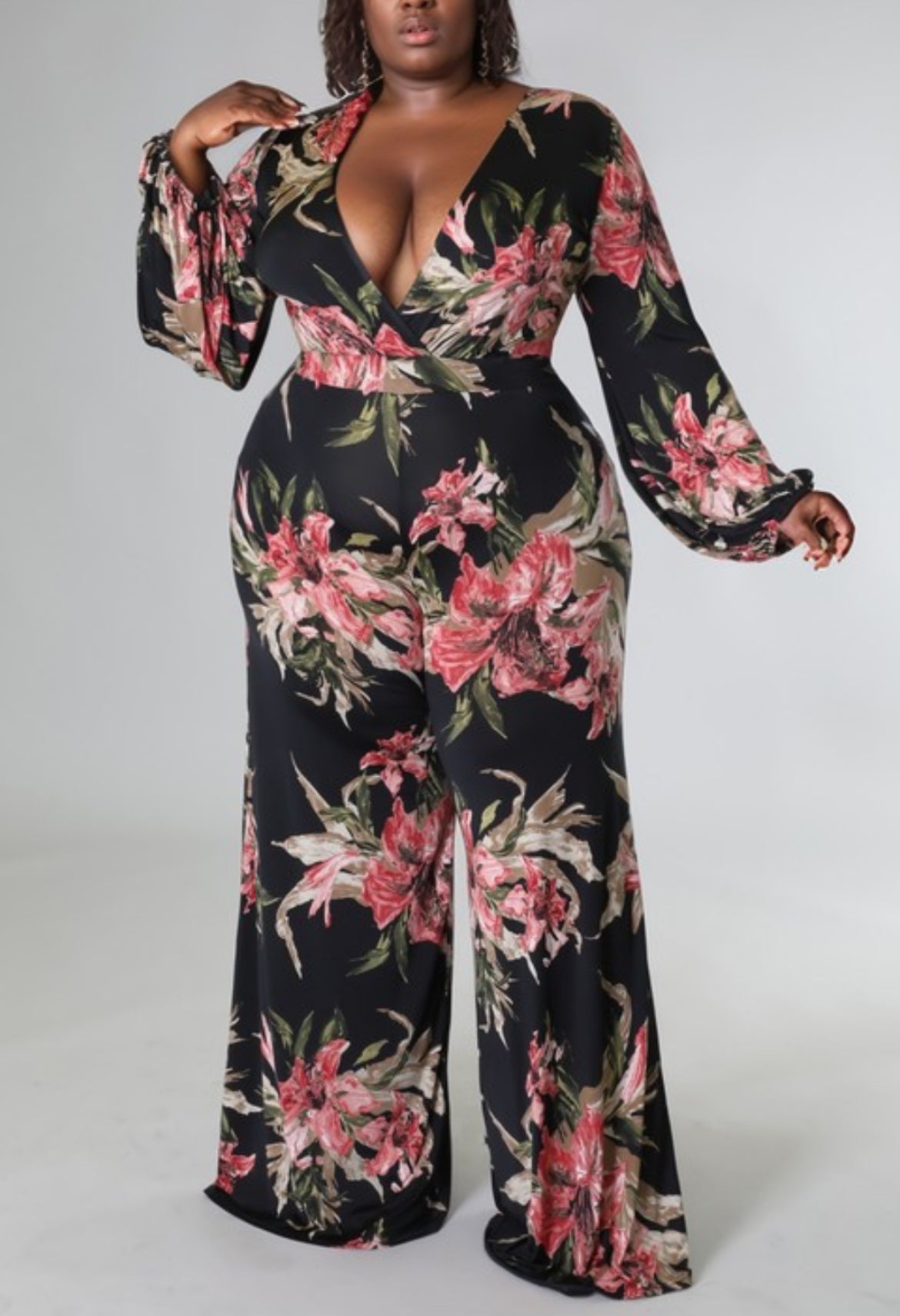 Midnight Blossom Jumpsuit